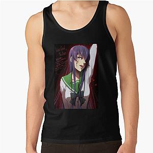 Music Saeko Busujima Highschool Of The Dead Fan Tank Top