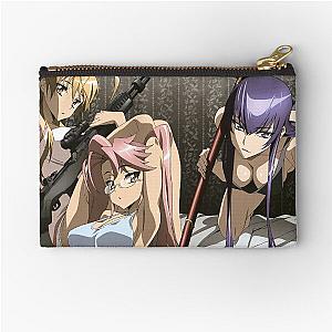 High School of the Dead Saya Takagi Saeko Busujima Anime Waifu Zipper Pouch