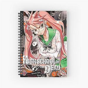 High School of the Dead Poster Spiral Notebook