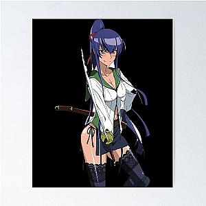 Vintage Photography Saeko Busujima High School Of The Dead Graphic Poster