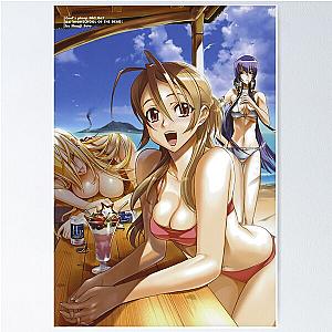 High School of the Dead Anime Waifus Poster