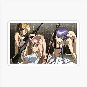 High School of the Dead Saya Takagi Saeko Busujima Anime Waifus Sticker
