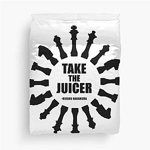 Take the Juicer - Hikaru Nakamura Chess Quote Duvet Cover