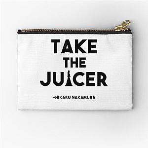 Take the Juicer - Hikaru Nakamura Chess Quote Zipper Pouch