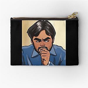 Hikaru Nakamura Thinking Fan Art Zipper Pouch