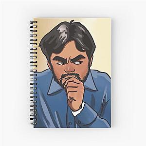 Hikaru Nakamura Thinking Fan Art Spiral Notebook