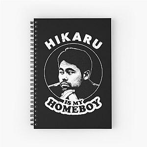 Hikaru Is My Homeboy - Funny Chess Memes For Fans Of Hikaru Nakamura Spiral Notebook