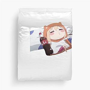 Umaru With Cat Plush Himouto Umaru-chan Duvet Cover