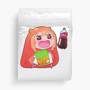 Girl peeke Umaru Doma Chibi Duvet Cover