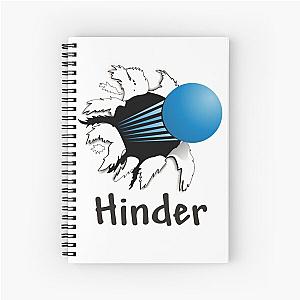 Racquetball Hinder Classic Spiral Notebook