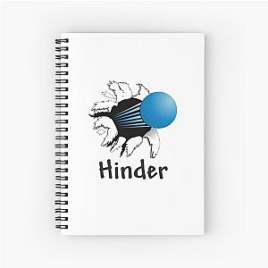 Racquetball Hinder Spiral Notebook