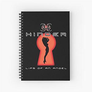 Hinder lips of an angel Spiral Notebook