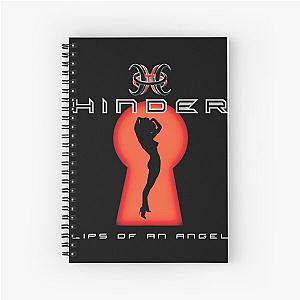 lips on an angel hinder tour 2020 antaratv Spiral Notebook