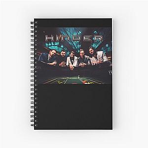 originally hinder band tour 2020 antaratv Spiral Notebook