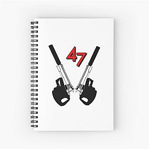 47 Agent Hitman game Spiral Notebook