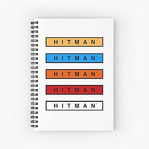 agent 47 hitman sticker - hitman sticker - hitman sticker pack Spiral Notebook