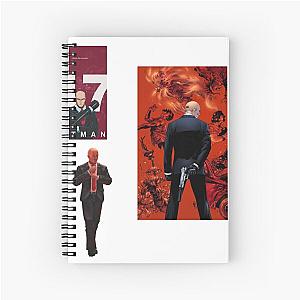 47 Agent Hitman Game Spiral Notebook