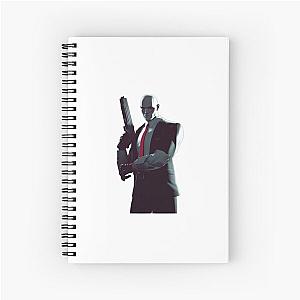 Hitman Agent 47 - Gaming Fan Art Spiral Notebook