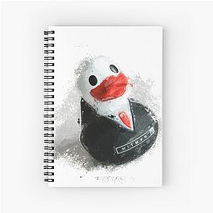 The pale Duck from Hitman games Spiral Notebook