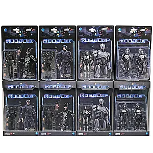 Hiya RoboCop 2014 Black Sliver Robocop EM-208 Action Figure Toy