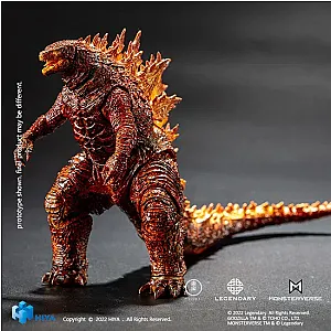 HIYA Burning Godzilla Anime Action Figure Toy