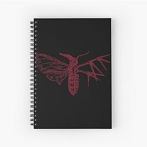 Moth—Holding Absence  Spiral Notebook