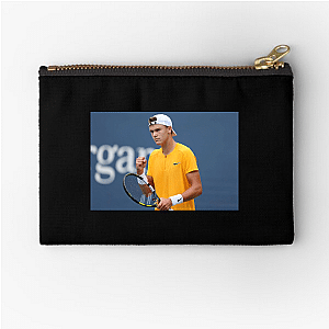 Game. Rune. Match. Holger Rune Zipper Pouches