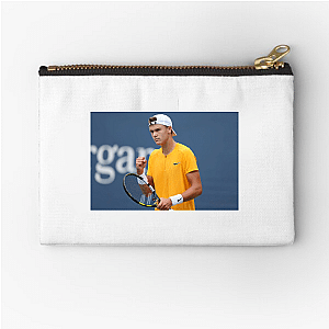 Game. Rune. Match. Holger Rune Zipper Pouches