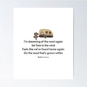 The Open Road Lyrics (by Hollow Coves) Poster