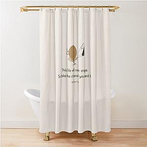 Notions Lyrics (by Hollow Coves) Shower Curtain