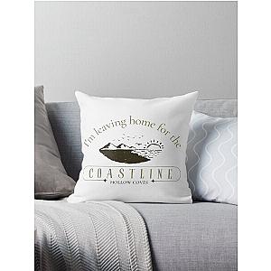 C O A S T L I N E (Hollow Coves) Throw Pillow