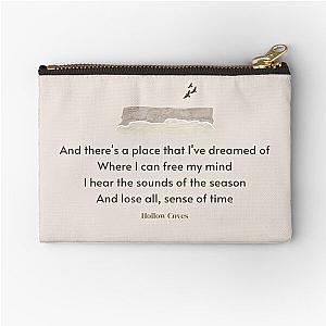 Coastline Lyrics (by Hollow Coves) Zipper Pouch