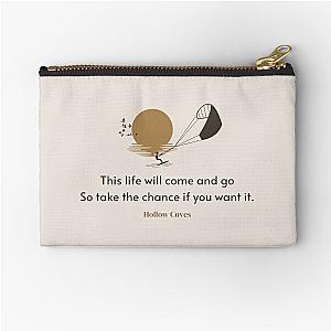 Notions Lyrics (by Hollow Coves) Zipper Pouch