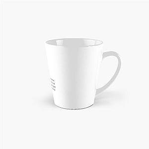 Patience Lyrics (by Hollow Coves) Tall Mug