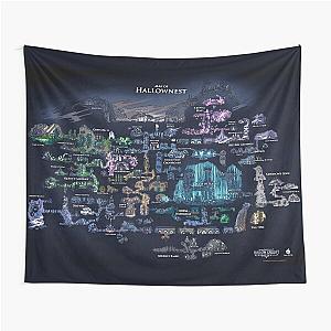 8K Hollow Knight Map Tapestry