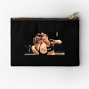 Holm Game, No Mercy Holly Holm Zipper Pouches
