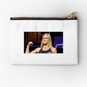 Holm Never Misses Holly Holm Zipper Pouches