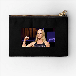 Holm Never Misses Holly Holm Zipper Pouches