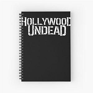 Hollywood Undead white logo Spiral Notebook