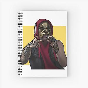 Hollywood Undead Danny simplistic sticker Spiral Notebook