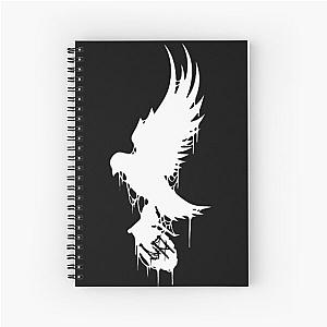 Hollywood Undead dove logo design Spiral Notebook