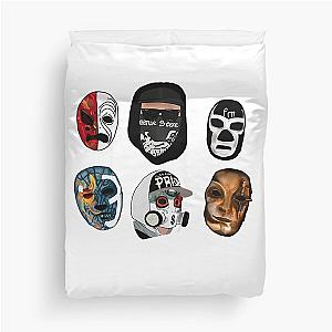 Hollywood undead masks Duvet Cover