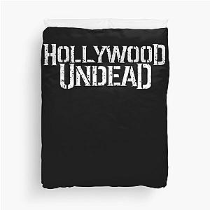 Hollywood Undead white logo Duvet Cover