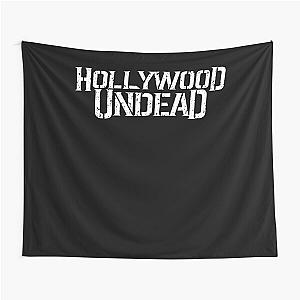 Hollywood Undead white logo Tapestry