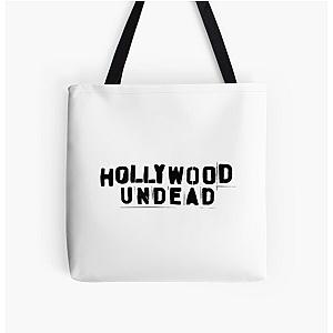 Hollywood Undead Merch Hollywood Undead Logo All Over Print Tote Bag RB1412