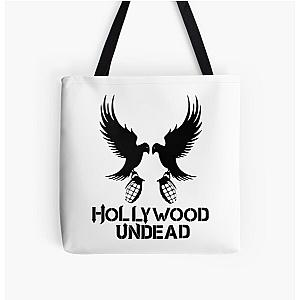 Dual Hollywood Bird Granade Undead All Over Print Tote Bag RB1412