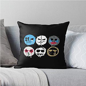 Some Hollywood Famous Undead Mask Throw Pillow RB1412