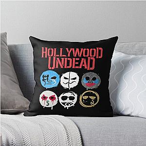 Mask Hollywood Six Undead Throw Pillow RB1412