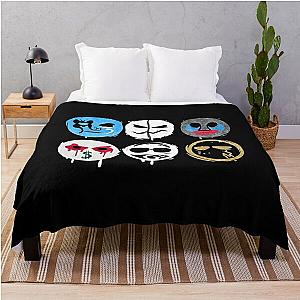 Some Hollywood Famous Undead Mask Throw Blanket RB1412