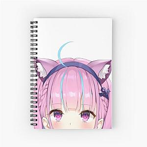 Minato Aqua neko peeker - Hololive Spiral Notebook